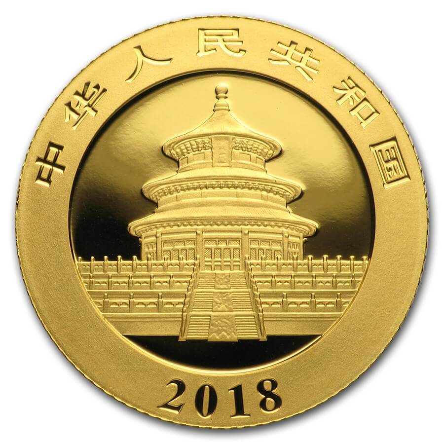 2018 China 3 gram Gold Panda BU 2018 China 3 gram Gold Panda BU