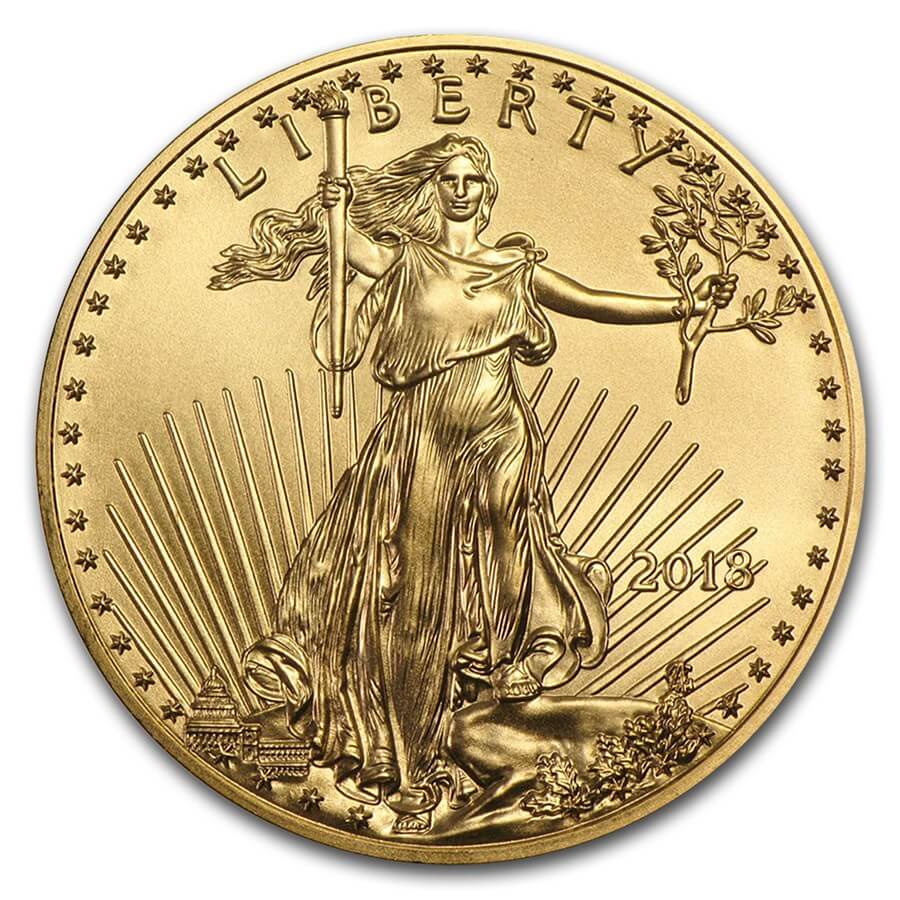 2018 1 oz Gold American Eagle BU 2018 1 oz Gold American Eagle BU
