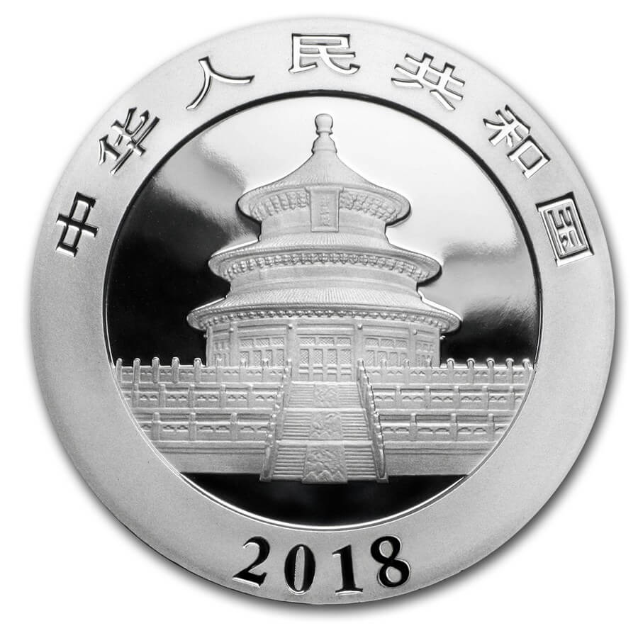 2018 China 30 gram Silver Panda BU 2018 China 30 gram Silver Panda BU