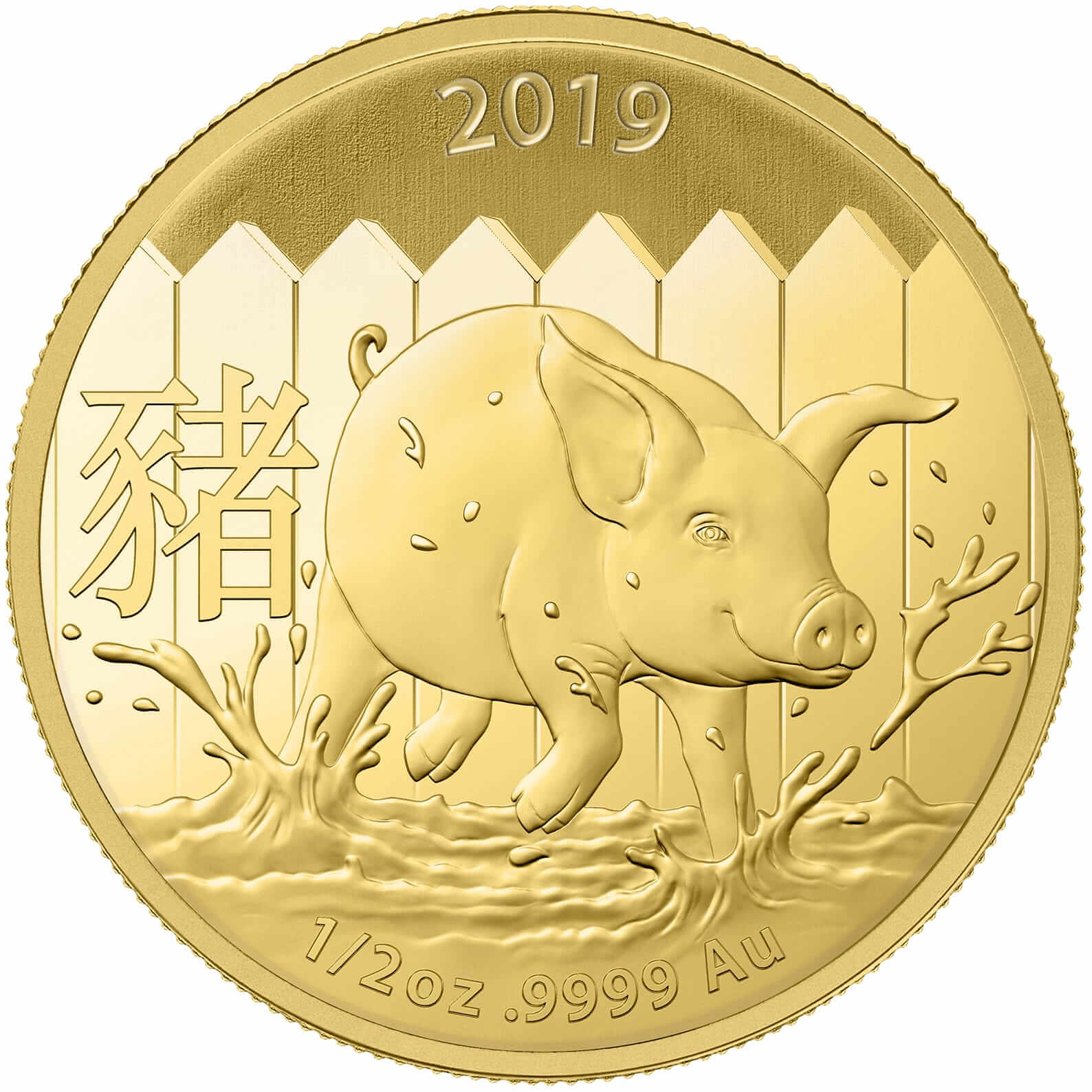 2019 Australia 1/2 oz Gold Lunar Pig BU 2019 Australia 1/2 oz Gold Lunar Pig BU