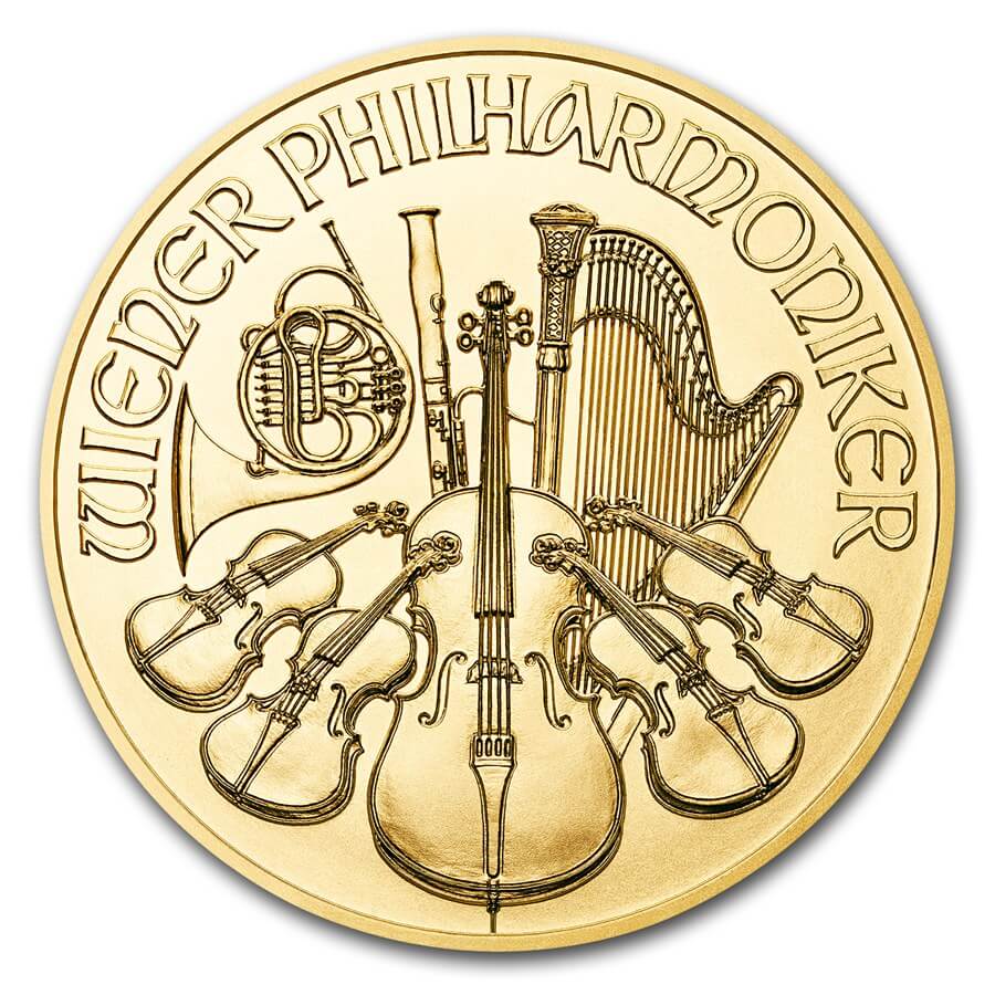 2019 Austria 1 oz Gold Philharmonic BU 2019 Austria 1 oz Gold Philharmonic BU