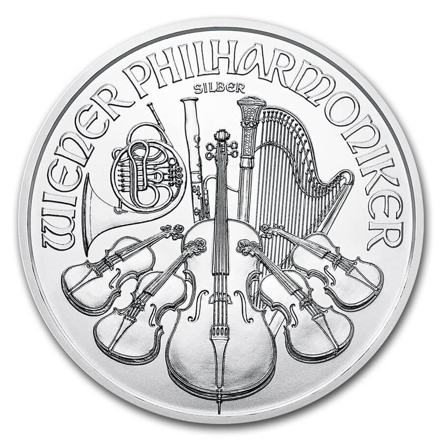 2019 Austria 1 oz Silver Philharmonic BU 2019 Austria 1 oz Silver Philharmonic BU
