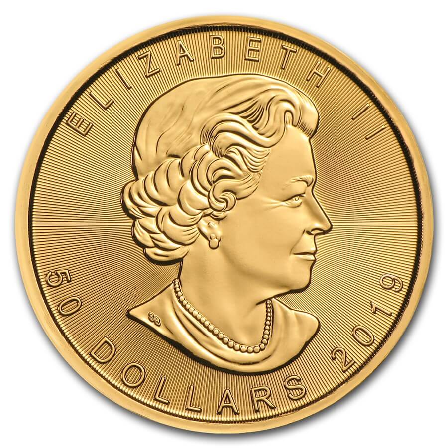 2019 Canada 1 oz Gold Maple Leaf BU 2019 Canada 1 oz Gold Maple Leaf BU