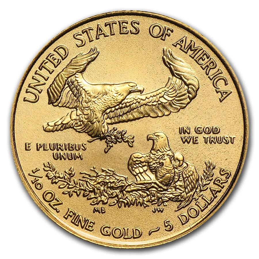2019 1/10 oz Gold American Eagle BU 2019 1/10 oz Gold American Eagle BU