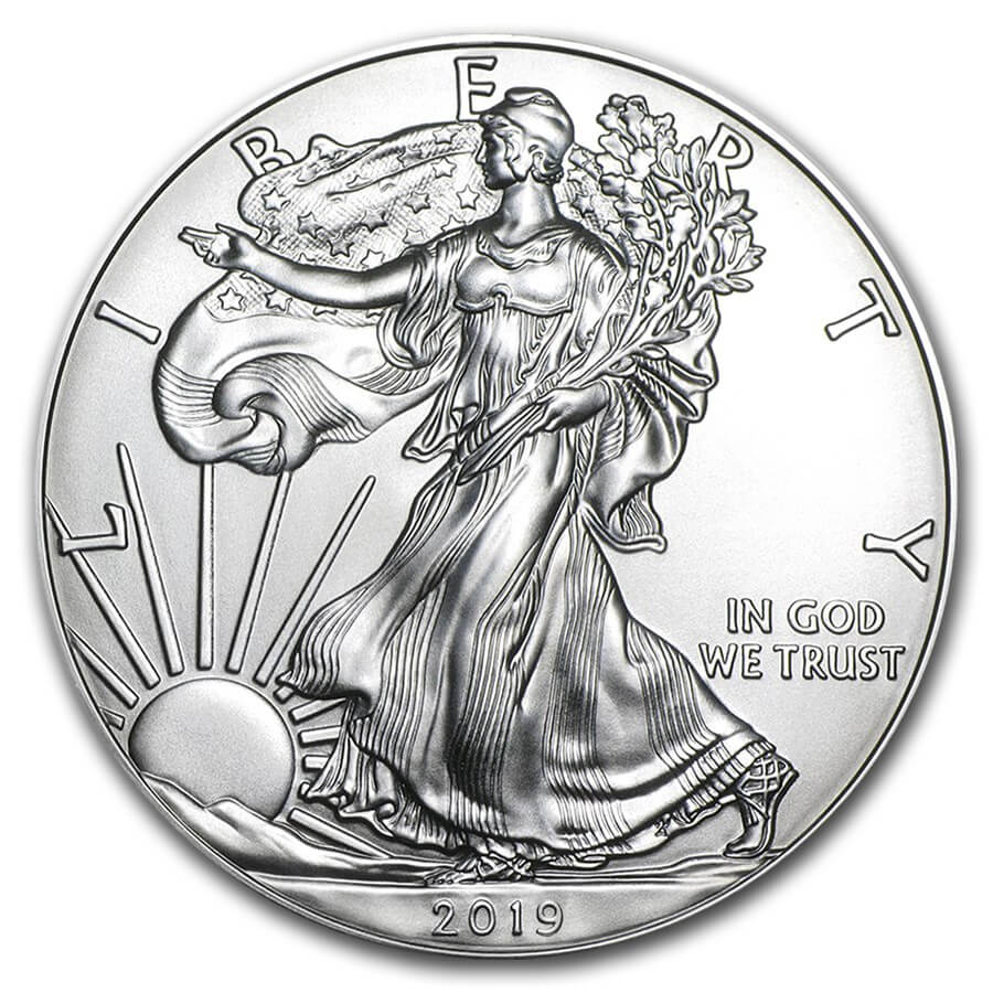 2019 1 oz Silver American Eagle BU 2019 1 oz Silver American Eagle BU