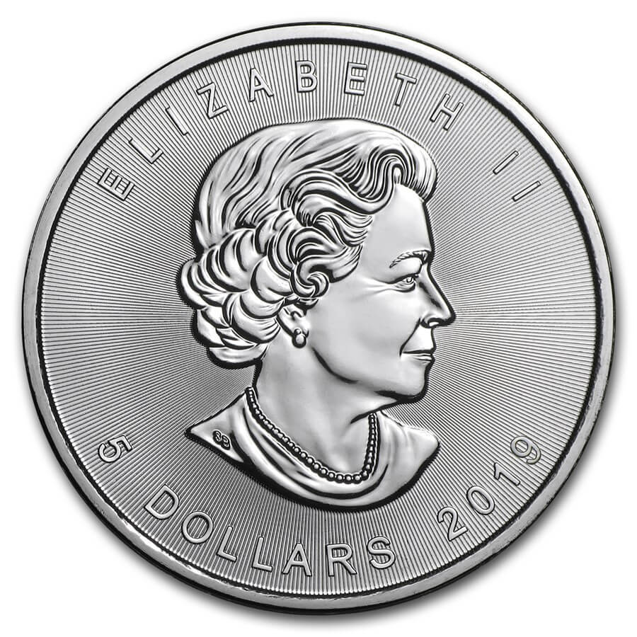 2019 Canada 1 oz Silver Maple Leaf BU 2019 Canada 1 oz Silver Maple Leaf BU