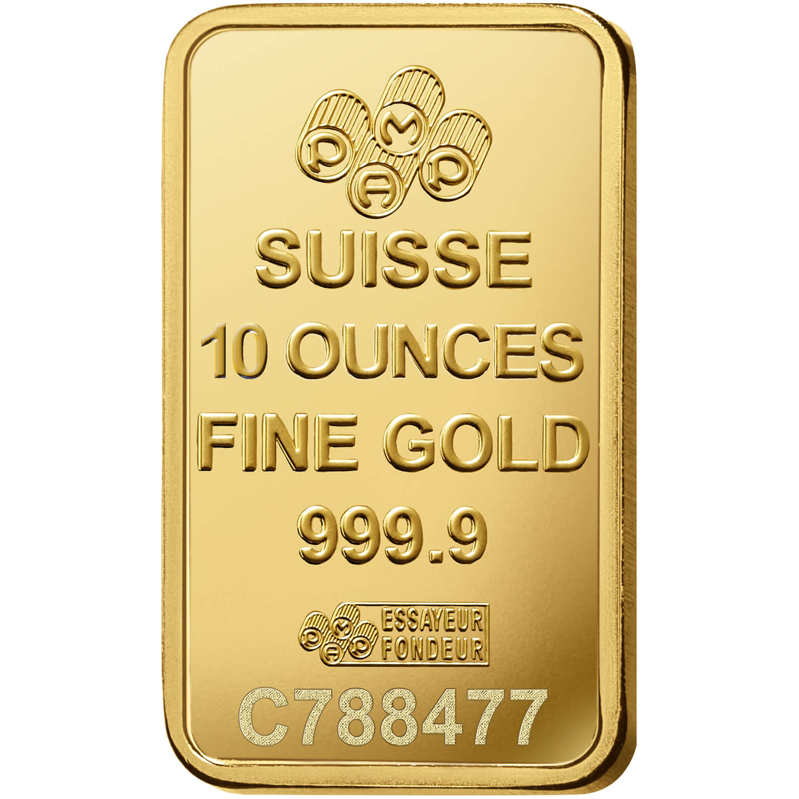 10 oz Gold Bar - PAMP Suisse Lady Fortuna 10 oz Gold Bar - PAMP Suisse Lady Fortuna