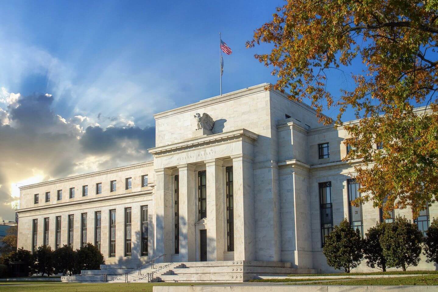 The Federal Reserve building in Washington DC