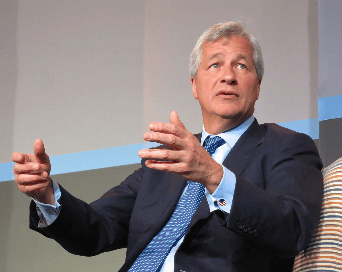 JPMorgan Chase CEO Jamie Dimon photographed at an event