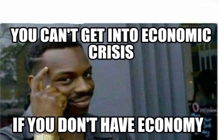 A meme mocking global financial policymakers