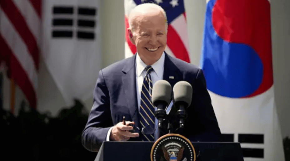 Joe Biden announcing his re-election campaign